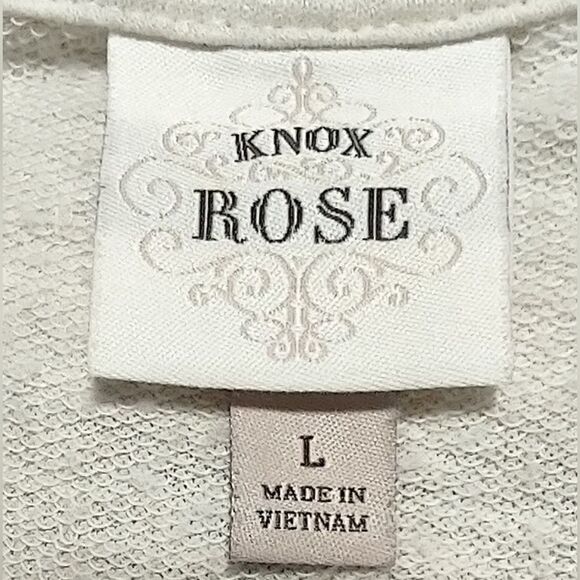 Knox Rose Sheer Lace Panel Pullover - Picture 3 of 4